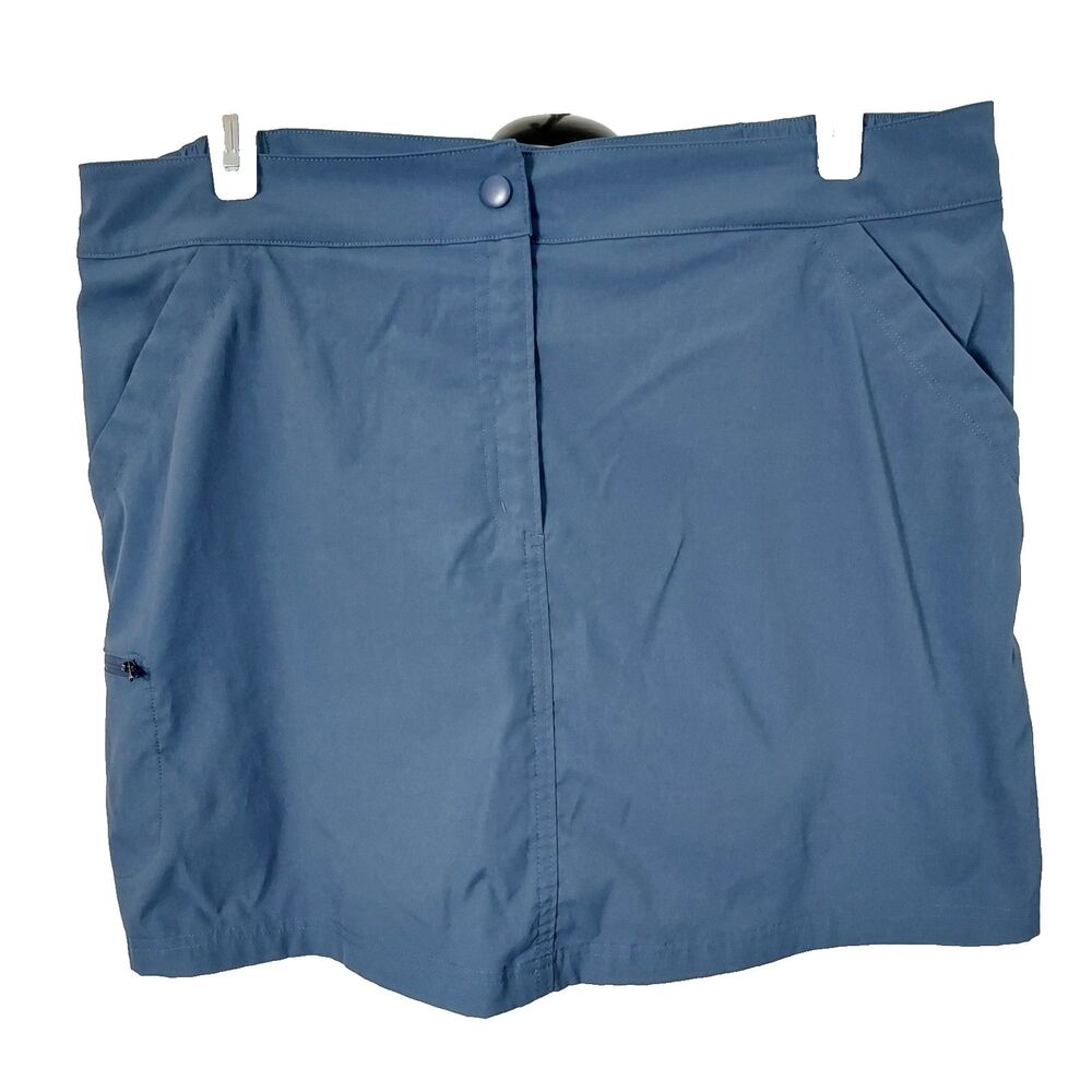 32 Degrees Cool Womens Skort Size XL Pockets Stretch Tennis Golf Pickleball Blue
